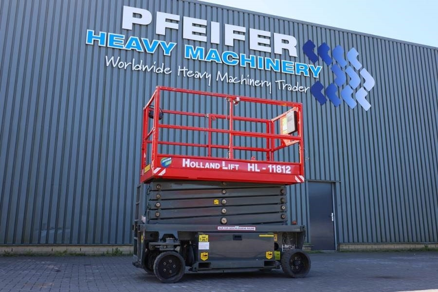 Holland Lift Ecostar HL-11812 Electric, 14m Working Height, 300 - Škarasta podizna platforma: slika Holland Lift Ecostar HL-11812 Electric, 14m Working Height, 300 - Škarasta podizna platforma Holland Lift Ecostar HL-11812 Electric, 14m Working Height, 300 - Škarasta podizna platforma: slika Holland Lift Ecostar HL-11812 Electric, 14m Working Height, 300 - Škarasta podizna platforma