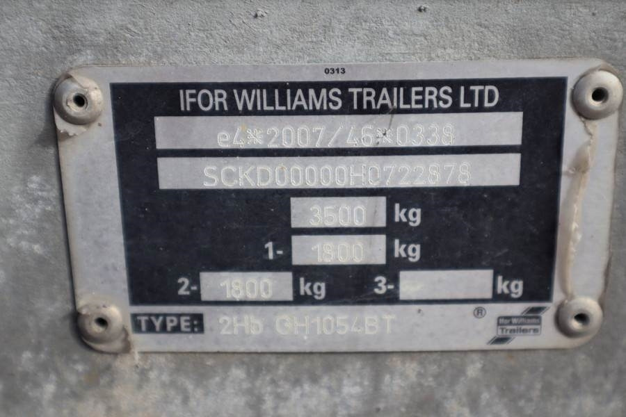 Ifor Williams WILLIAM 2HB 2 Axel Trailer, 2.856 kg Capacity, Inc - Auto prikolica: slika Ifor Williams WILLIAM 2HB 2 Axel Trailer, 2.856 kg Capacity, Inc - Auto prikolica Ifor Williams WILLIAM 2HB 2 Axel Trailer, 2.856 kg Capacity, Inc - Auto prikolica: slika Ifor Williams WILLIAM 2HB 2 Axel Trailer, 2.856 kg Capacity, Inc - Auto prikolica
