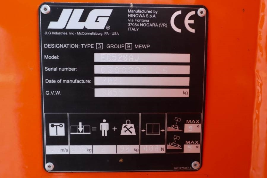 JLG EC520AJ Electric, 18m Working Height, 10.65m Reach - Zglobni krak: slika JLG EC520AJ Electric, 18m Working Height, 10.65m Reach - Zglobni krak JLG EC520AJ Electric, 18m Working Height, 10.65m Reach - Zglobni krak: slika JLG EC520AJ Electric, 18m Working Height, 10.65m Reach - Zglobni krak