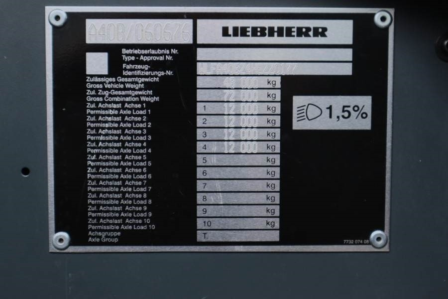 Autodizalica za sve terene Liebherr LTM1070-4.2 Dutch Vehicle Registration, Valid Insp: slika Autodizalica za sve terene Liebherr LTM1070-4.2 Dutch Vehicle Registration, Valid Insp