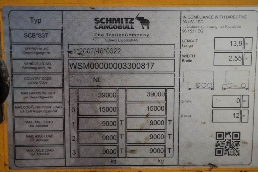 Schmitz CARG SCB3ST CoC Documents, TuV Loading Certificate - Prikolica s ceradom: slika Schmitz CARG SCB3ST CoC Documents, TuV Loading Certificate - Prikolica s ceradom Schmitz CARG SCB3ST CoC Documents, TuV Loading Certificate - Prikolica s ceradom: slika Schmitz CARG SCB3ST CoC Documents, TuV Loading Certificate - Prikolica s ceradom