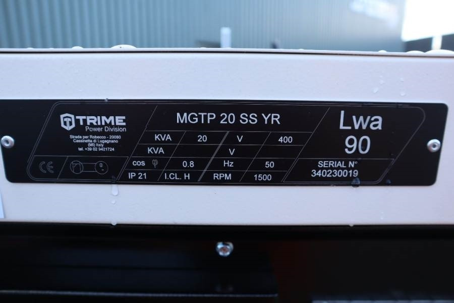 Trime MGTP 20 SS YR Valid inspection, *Guarantee! Diesel - Generatorski set: slika Trime MGTP 20 SS YR Valid inspection, *Guarantee! Diesel - Generatorski set Trime MGTP 20 SS YR Valid inspection, *Guarantee! Diesel - Generatorski set: slika Trime MGTP 20 SS YR Valid inspection, *Guarantee! Diesel - Generatorski set