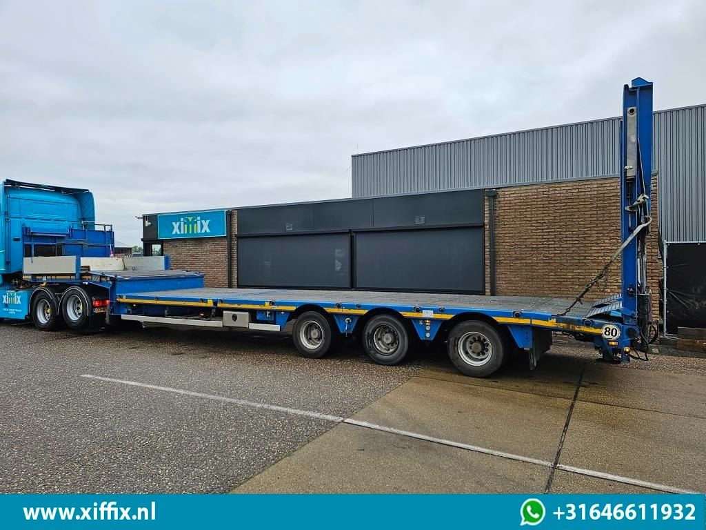 Poluprikolica s niskim utovarivačem Faymonville TE Huur 3-ass. Semi dieplader met dubbele hydr. Kleppen en hydr. Ver: slika Poluprikolica s niskim utovarivačem Faymonville TE Huur 3-ass. Semi dieplader met dubbele hydr. Kleppen en hydr. Ver