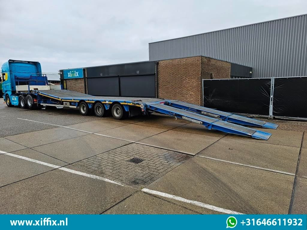 Poluprikolica s niskim utovarivačem Faymonville TE Huur 3-ass. Semi dieplader met dubbele hydr. Kleppen en hydr. Ver: slika Poluprikolica s niskim utovarivačem Faymonville TE Huur 3-ass. Semi dieplader met dubbele hydr. Kleppen en hydr. Ver