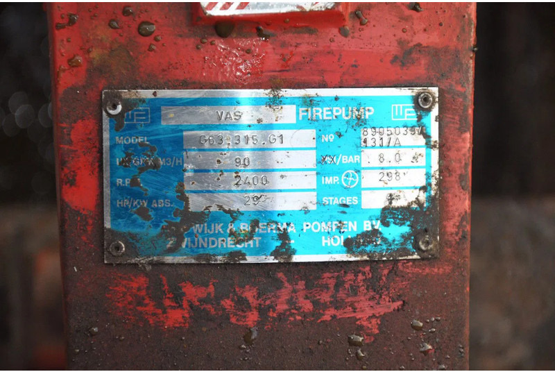 Diversen VAS FIREPUMP FORD MOTOR 90 M3 EN 8 BAR - Pumpa za vodu: slika Diversen VAS FIREPUMP FORD MOTOR 90 M3 EN 8 BAR - Pumpa za vodu Diversen VAS FIREPUMP FORD MOTOR 90 M3 EN 8 BAR - Pumpa za vodu: slika Diversen VAS FIREPUMP FORD MOTOR 90 M3 EN 8 BAR - Pumpa za vodu