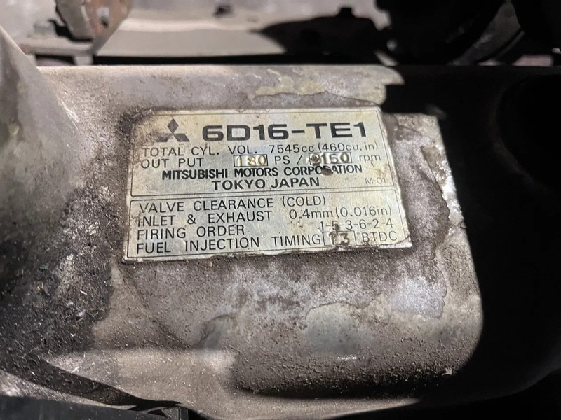 Kobelco Mitsubishi 6D16-TE1 from kobelco crane Fuso motor 142 kW 180PK - Motor za Kamion: slika Kobelco Mitsubishi 6D16-TE1 from kobelco crane Fuso motor 142 kW 180PK - Motor za Kamion Kobelco Mitsubishi 6D16-TE1 from kobelco crane Fuso motor 142 kW 180PK - Motor za Kamion: slika Kobelco Mitsubishi 6D16-TE1 from kobelco crane Fuso motor 142 kW 180PK - Motor za Kamion