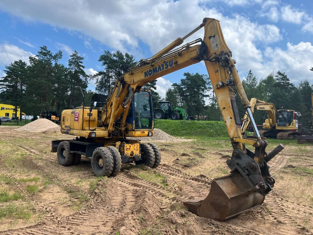 Komatsu PW 160 ES-7K  - Bager na kotačima: slika Komatsu PW 160 ES-7K  - Bager na kotačima Komatsu PW 160 ES-7K  - Bager na kotačima: slika Komatsu PW 160 ES-7K  - Bager na kotačima