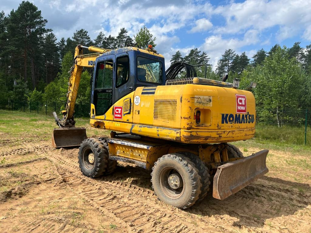 Komatsu PW 160 ES-7K  - Bager na kotačima: slika Komatsu PW 160 ES-7K  - Bager na kotačima Komatsu PW 160 ES-7K  - Bager na kotačima: slika Komatsu PW 160 ES-7K  - Bager na kotačima