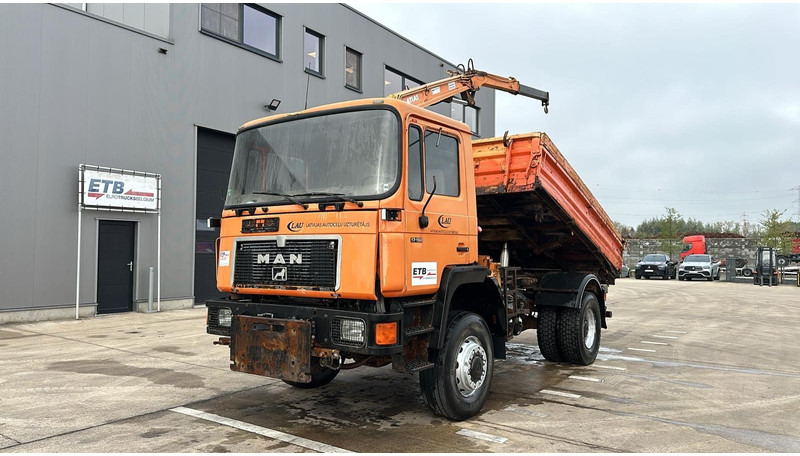 MAN 17.192 (4X4 / BIG AXLE / STEEL SUSPENSION / 8 TON CRANE) - Kiper, Kamion s kranom: slika MAN 17.192 (4X4 / BIG AXLE / STEEL SUSPENSION / 8 TON CRANE) - Kiper, Kamion s kranom MAN 17.192 (4X4 / BIG AXLE / STEEL SUSPENSION / 8 TON CRANE) - Kiper, Kamion s kranom: slika MAN 17.192 (4X4 / BIG AXLE / STEEL SUSPENSION / 8 TON CRANE) - Kiper, Kamion s kranom