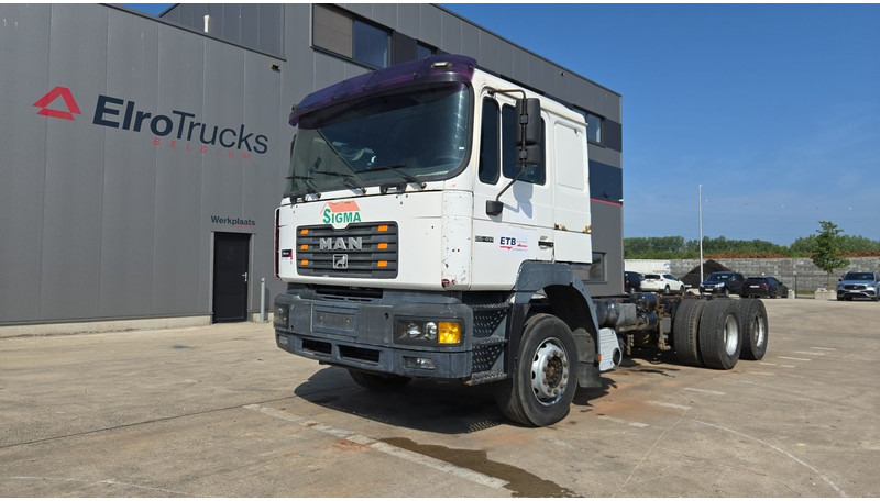 MAN 26.414 (6X4 / 6 CYLINDER / MANUAL GEARBOX / 10 TYRES / LONG CHASSIS / EURO 2) - Kamion-šasija: slika MAN 26.414 (6X4 / 6 CYLINDER / MANUAL GEARBOX / 10 TYRES / LONG CHASSIS / EURO 2) - Kamion-šasija MAN 26.414 (6X4 / 6 CYLINDER / MANUAL GEARBOX / 10 TYRES / LONG CHASSIS / EURO 2) - Kamion-šasija: slika MAN 26.414 (6X4 / 6 CYLINDER / MANUAL GEARBOX / 10 TYRES / LONG CHASSIS / EURO 2) - Kamion-šasija