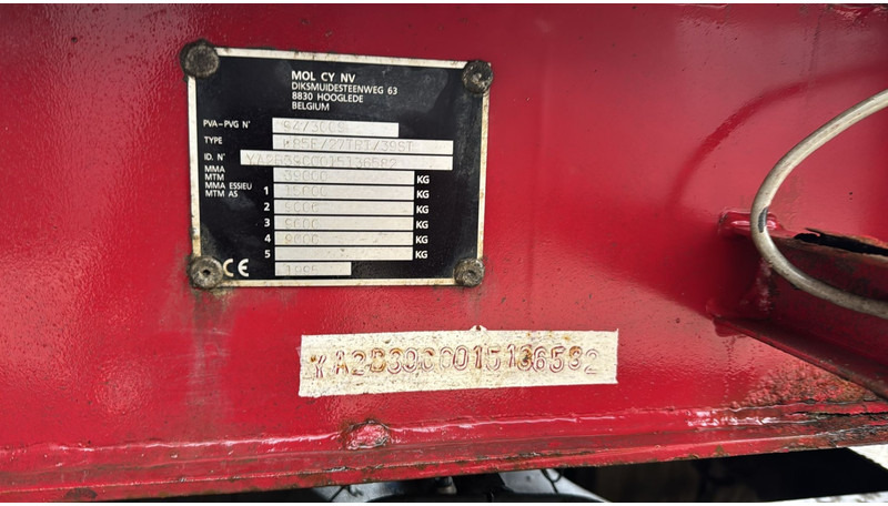 Kiper poluprikolica MOL K85F/27TRI/39ST (DRUM BRAKES / TIPPER AND CHASSIS STEEL): slika Kiper poluprikolica MOL K85F/27TRI/39ST (DRUM BRAKES / TIPPER AND CHASSIS STEEL)
