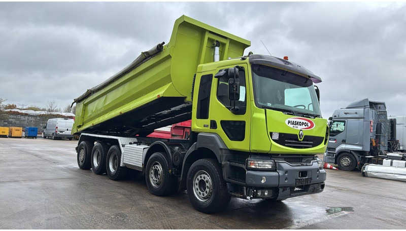 Kiper Renault KERAX 420 (10X4 / 43 TONNES !! / LAMES / GRAND PONT / STEEL SUSP. / MANUAL GEARBOX / BOITE MANUELLE): slika Kiper Renault KERAX 420 (10X4 / 43 TONNES !! / LAMES / GRAND PONT / STEEL SUSP. / MANUAL GEARBOX / BOITE MANUELLE)