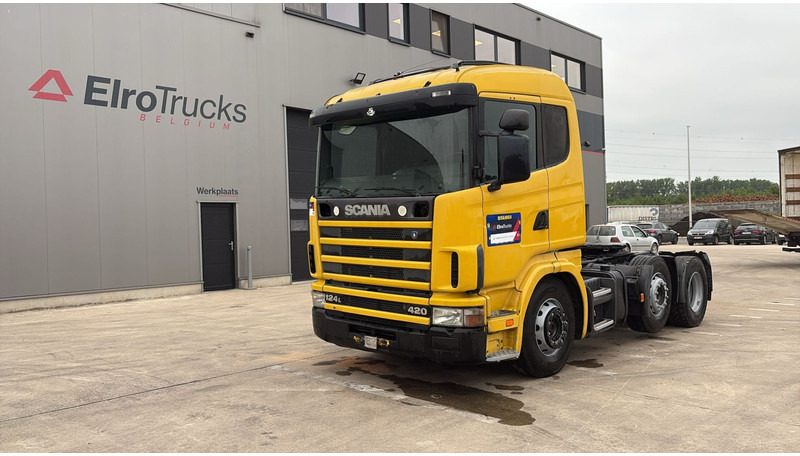 Scania 124-420 (6X2 / 8 TYRES / ORIGINAL TRACTOR UNIT / FRONT STEEL) - Tegljač: slika Scania 124-420 (6X2 / 8 TYRES / ORIGINAL TRACTOR UNIT / FRONT STEEL) - Tegljač Scania 124-420 (6X2 / 8 TYRES / ORIGINAL TRACTOR UNIT / FRONT STEEL) - Tegljač: slika Scania 124-420 (6X2 / 8 TYRES / ORIGINAL TRACTOR UNIT / FRONT STEEL) - Tegljač