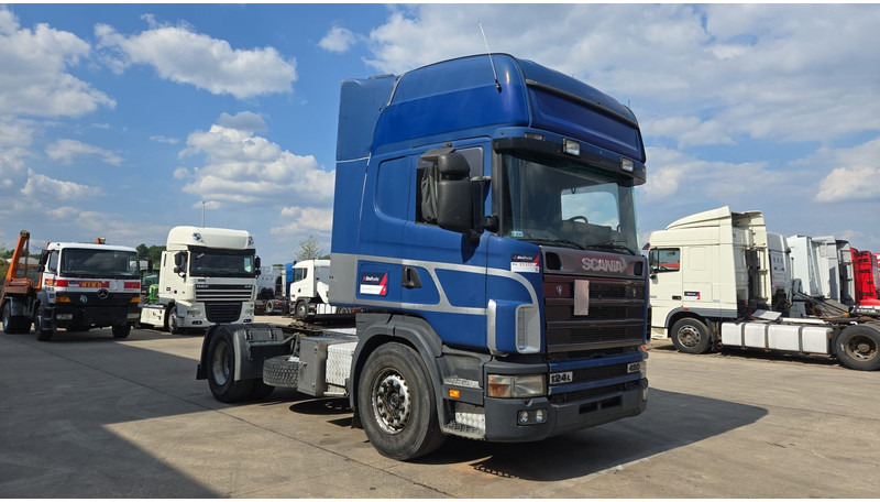 Scania 124-420 (MANUAL GEARBOX / BOITE MANUELLE / AIRCO / AC) - Tegljač: slika Scania 124-420 (MANUAL GEARBOX / BOITE MANUELLE / AIRCO / AC) - Tegljač Scania 124-420 (MANUAL GEARBOX / BOITE MANUELLE / AIRCO / AC) - Tegljač: slika Scania 124-420 (MANUAL GEARBOX / BOITE MANUELLE / AIRCO / AC) - Tegljač