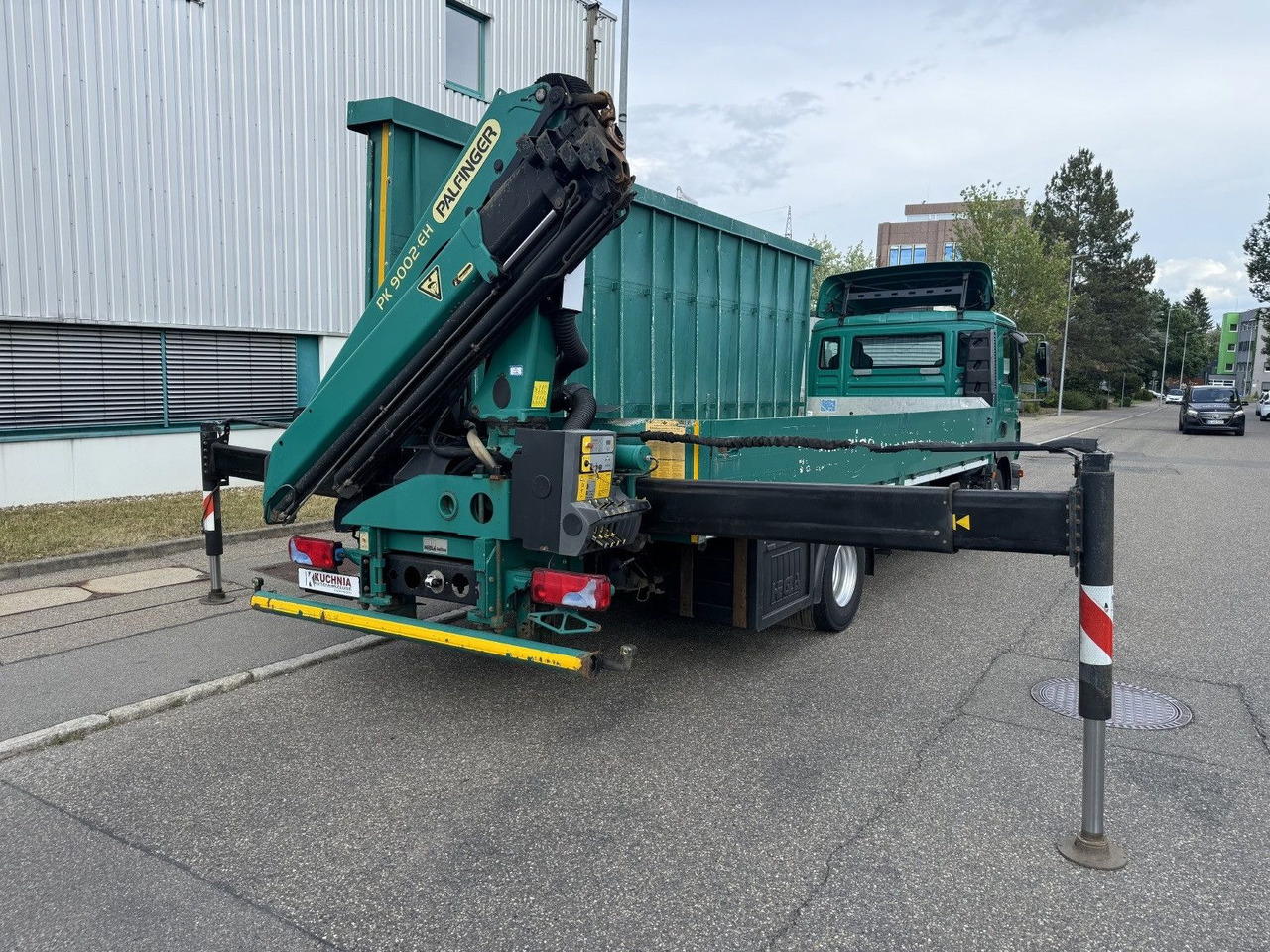 Kamion s kranom MAN TGL 12.250 Glastransport Kran PK9002 Funk Klima: slika Kamion s kranom MAN TGL 12.250 Glastransport Kran PK9002 Funk Klima