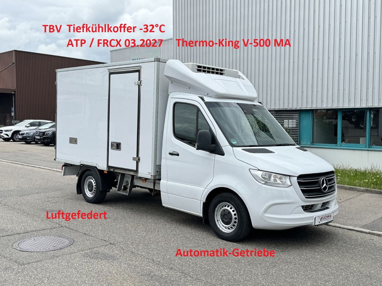 Mercedes-Benz Sprinter 316 Tiefkühl 3,3m TK V-500 MAX Luftgef. - Dostavno vozilo hladnjača: slika Mercedes-Benz Sprinter 316 Tiefkühl 3,3m TK V-500 MAX Luftgef. - Dostavno vozilo hladnjača Mercedes-Benz Sprinter 316 Tiefkühl 3,3m TK V-500 MAX Luftgef. - Dostavno vozilo hladnjača: slika Mercedes-Benz Sprinter 316 Tiefkühl 3,3m TK V-500 MAX Luftgef. - Dostavno vozilo hladnjača
