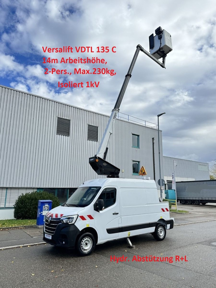 Renault MASTER Versalift VDTL 135 C, 14m 230kg Abstützun - Podizna platforma montirana na kamion: slika Renault MASTER Versalift VDTL 135 C, 14m 230kg Abstützun - Podizna platforma montirana na kamion Renault MASTER Versalift VDTL 135 C, 14m 230kg Abstützun - Podizna platforma montirana na kamion: slika Renault MASTER Versalift VDTL 135 C, 14m 230kg Abstützun - Podizna platforma montirana na kamion