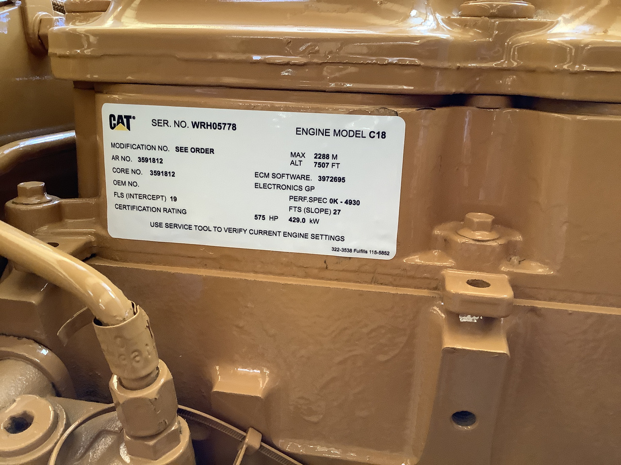 Caterpillar C18 Acert. - Motor: slika Caterpillar C18 Acert. - Motor Caterpillar C18 Acert. - Motor: slika Caterpillar C18 Acert. - Motor