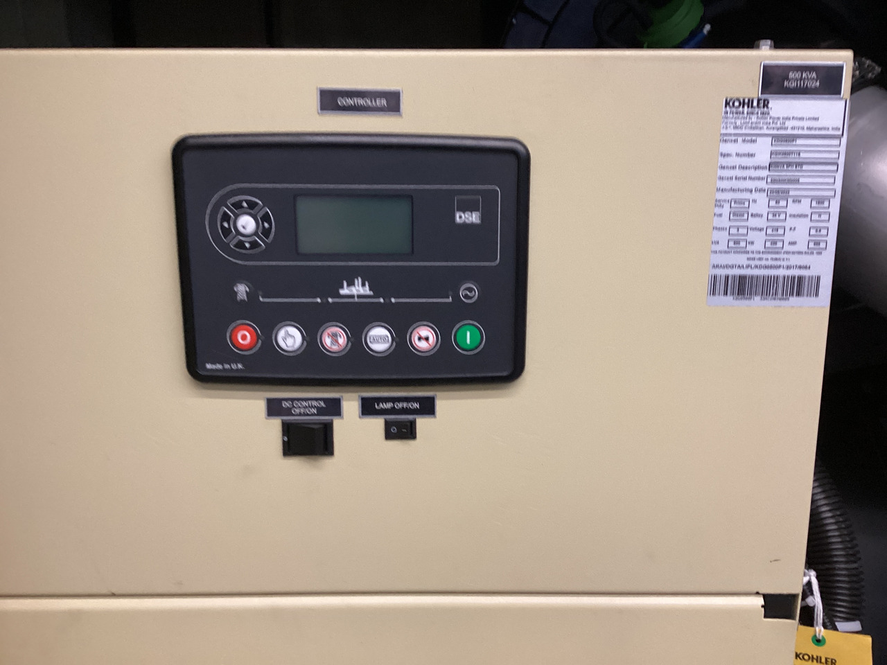 Volvo 515KVA generatorset Kohler. Brand New. - Generatorski set: slika  Volvo 515KVA generatorset Kohler. Brand New. - Generatorski set Volvo 515KVA generatorset Kohler. Brand New. - Generatorski set: slika  Volvo 515KVA generatorset Kohler. Brand New. - Generatorski set
