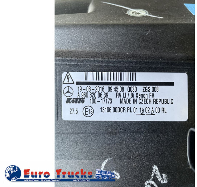 Mercedes-Benz Head light unit MP4 - Prednja svjetla za Kamion: slika Mercedes-Benz Head light unit MP4 - Prednja svjetla za Kamion Mercedes-Benz Head light unit MP4 - Prednja svjetla za Kamion: slika Mercedes-Benz Head light unit MP4 - Prednja svjetla za Kamion