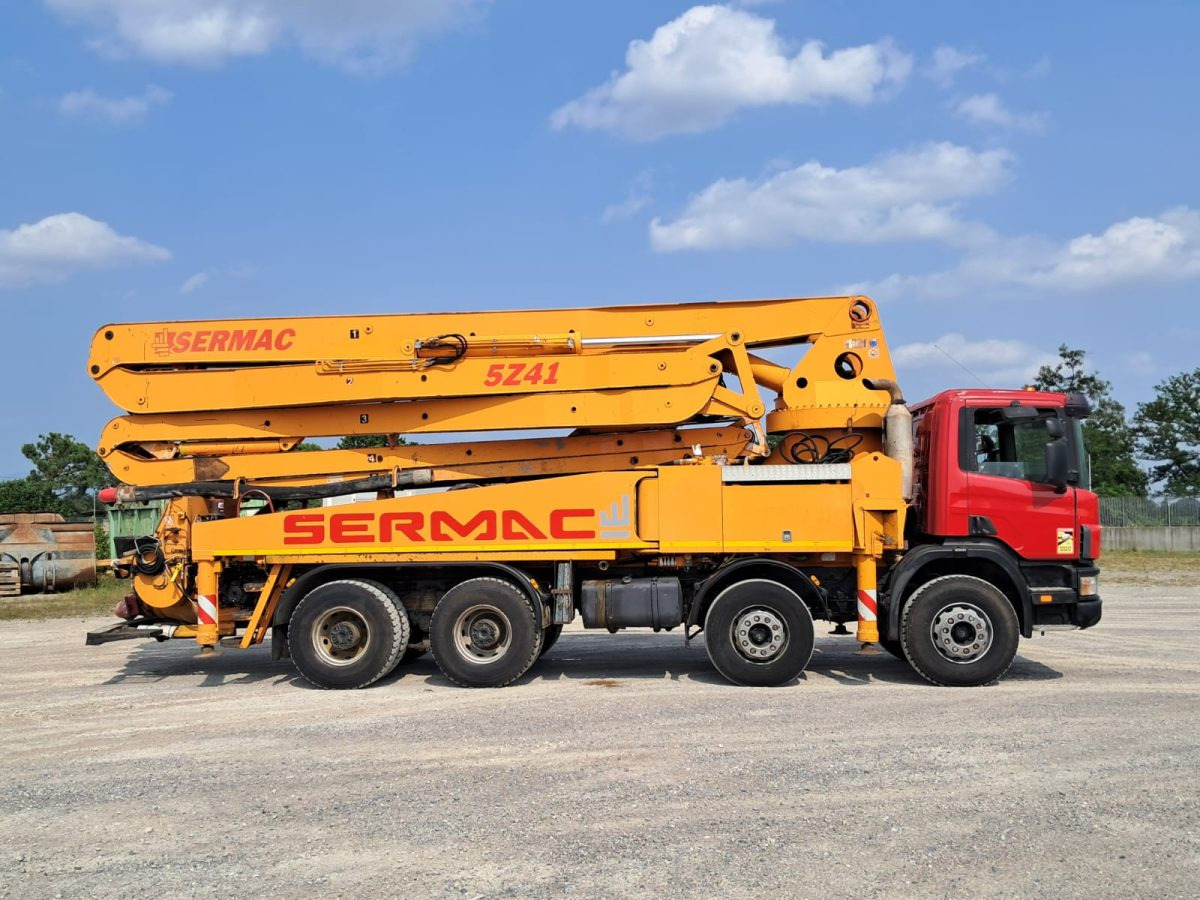 Scania P 114 380 SERMAC 5Z41 - Beton pumpa: slika Scania P 114 380 SERMAC 5Z41 - Beton pumpa Scania P 114 380 SERMAC 5Z41 - Beton pumpa: slika Scania P 114 380 SERMAC 5Z41 - Beton pumpa