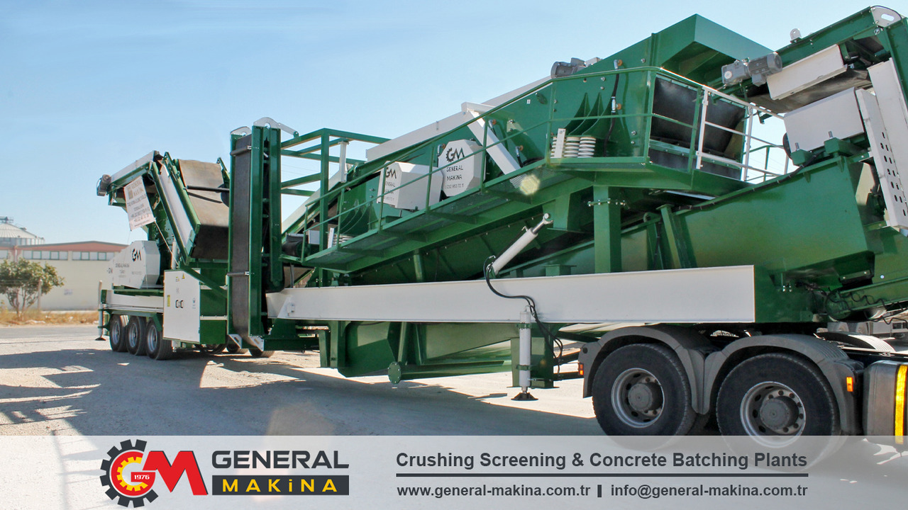 Novi Rudarski strojevi General Makina Crusher and Screener Sale From Manufacturer: slika Novi Rudarski strojevi General Makina Crusher and Screener Sale From Manufacturer