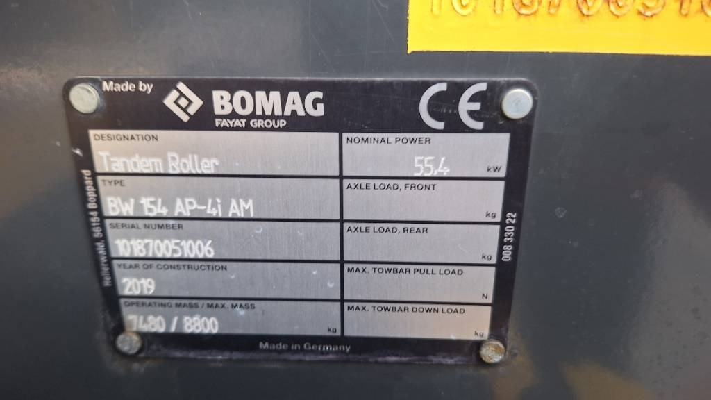 Bomag BW 154 AP-4i AM - Cestovni valjak: slika Bomag BW 154 AP-4i AM - Cestovni valjak Bomag BW 154 AP-4i AM - Cestovni valjak: slika Bomag BW 154 AP-4i AM - Cestovni valjak