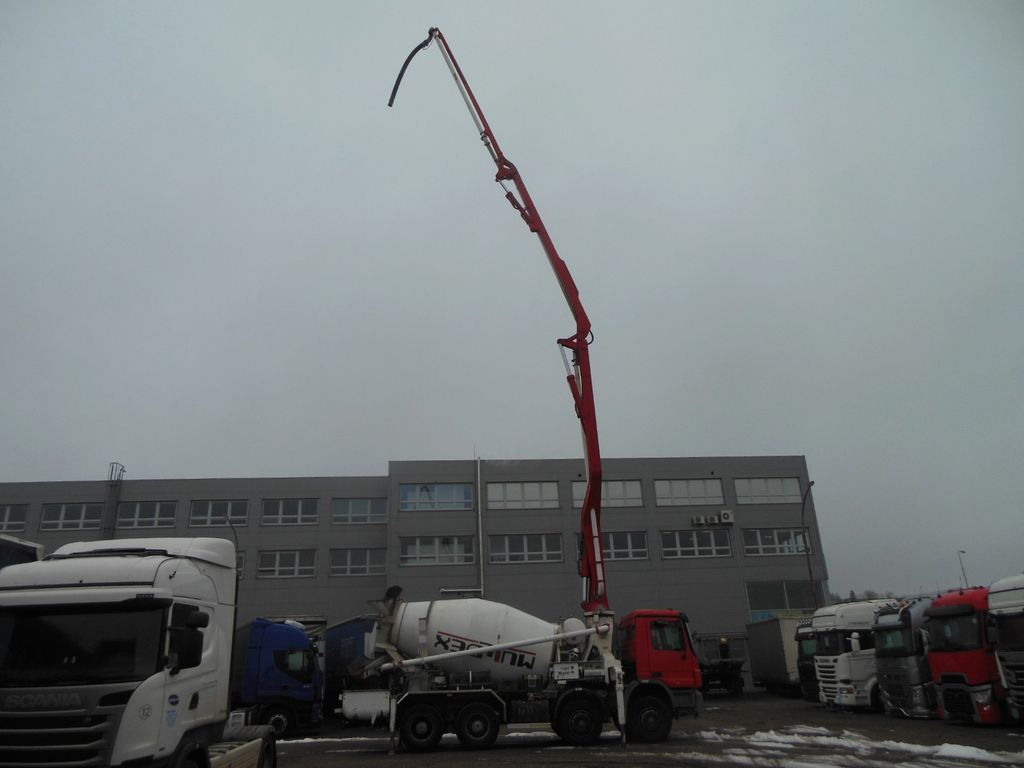 Automješalica Mercedes-Benz ACTROS 3241, LIEBHERR 7m3, PUMPE PUTZMEISTER 24m: slika Automješalica Mercedes-Benz ACTROS 3241, LIEBHERR 7m3, PUMPE PUTZMEISTER 24m