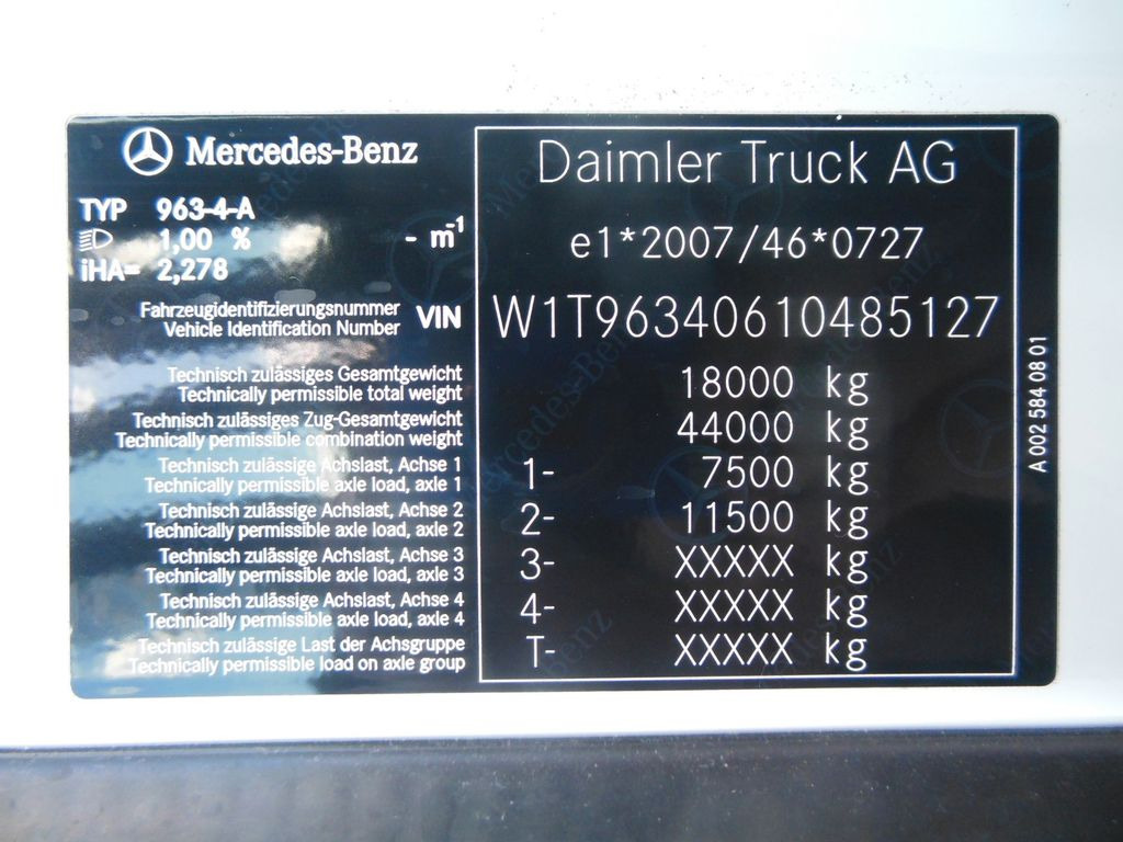 Tegljač Mercedes-Benz ACTROS 1851,LOWDECK,STANDKLIMA,ALU FELGEN,TOP!!!: slika Tegljač Mercedes-Benz ACTROS 1851,LOWDECK,STANDKLIMA,ALU FELGEN,TOP!!!