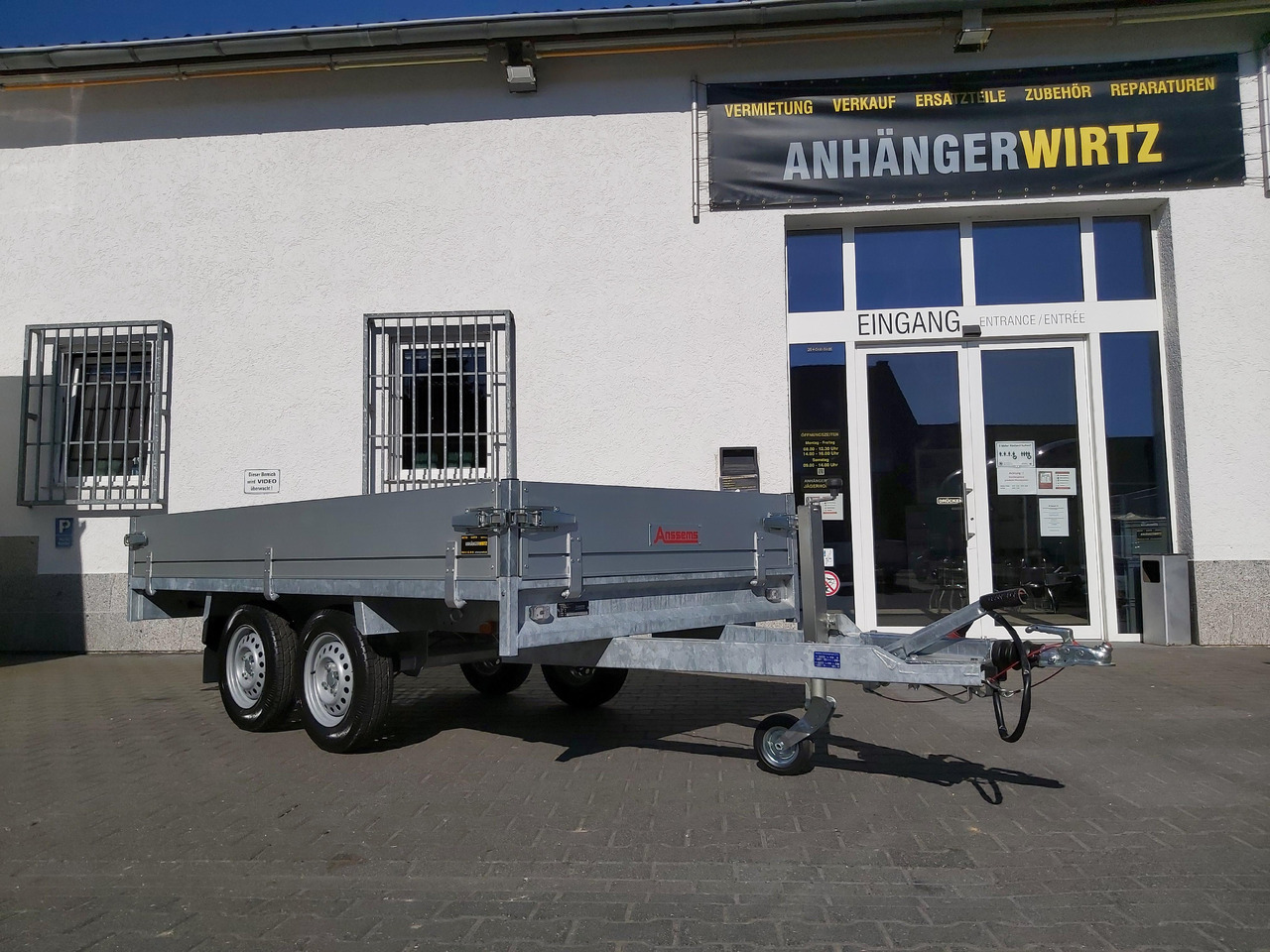 Anssems Hochlader PSX - S 2000 305x153x30cm (M) 2000kg - Prikolica plato/ Otvoreni sanduk: slika Anssems Hochlader PSX - S 2000 305x153x30cm (M) 2000kg - Prikolica plato/ Otvoreni sanduk Anssems Hochlader PSX - S 2000 305x153x30cm (M) 2000kg - Prikolica plato/ Otvoreni sanduk: slika Anssems Hochlader PSX - S 2000 305x153x30cm (M) 2000kg - Prikolica plato/ Otvoreni sanduk