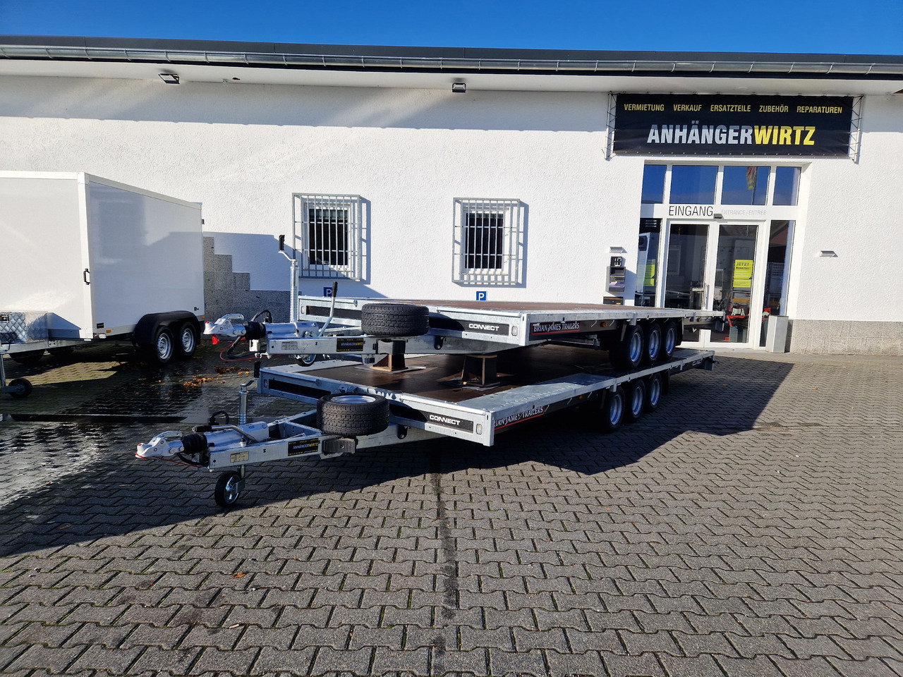 Brian James Trailer Connect 550x229cm blackline Plattform Tridem 10" 3500kg (XXL) - Prikolica plato/ Otvoreni sanduk: slika Brian James Trailer Connect 550x229cm blackline Plattform Tridem 10" 3500kg (XXL) - Prikolica plato/ Otvoreni sanduk Brian James Trailer Connect 550x229cm blackline Plattform Tridem 10" 3500kg (XXL) - Prikolica plato/ Otvoreni sanduk: slika Brian James Trailer Connect 550x229cm blackline Plattform Tridem 10" 3500kg (XXL) - Prikolica plato/ Otvoreni sanduk