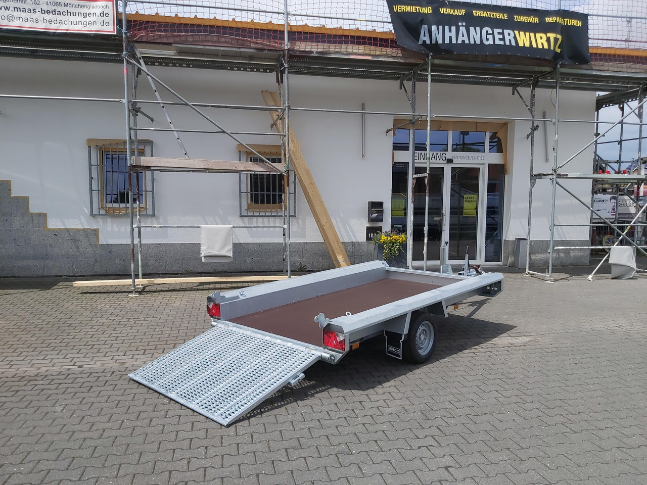 HULCO TERRAX Basic 294x150x27cm Heckrampe 100cm (M) 12" 1800kg - Prikolica za radne strojeve: slika HULCO TERRAX Basic 294x150x27cm Heckrampe 100cm (M) 12" 1800kg - Prikolica za radne strojeve HULCO TERRAX Basic 294x150x27cm Heckrampe 100cm (M) 12" 1800kg - Prikolica za radne strojeve: slika HULCO TERRAX Basic 294x150x27cm Heckrampe 100cm (M) 12" 1800kg - Prikolica za radne strojeve