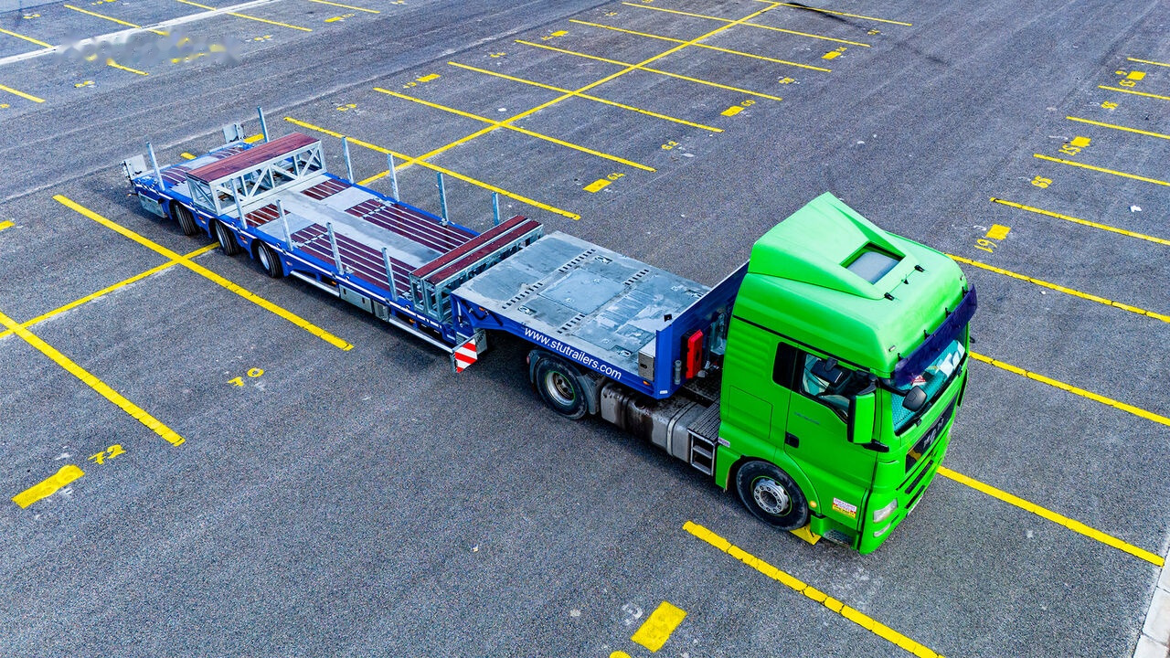 STU 3 Axle Hydraulic Steering Low Loader - Poluprikolica s niskim utovarivačem: slika STU 3 Axle Hydraulic Steering Low Loader - Poluprikolica s niskim utovarivačem STU 3 Axle Hydraulic Steering Low Loader - Poluprikolica s niskim utovarivačem: slika STU 3 Axle Hydraulic Steering Low Loader - Poluprikolica s niskim utovarivačem