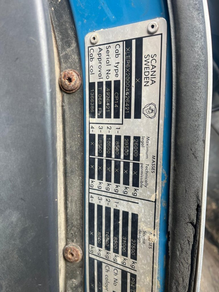 Kiper Scania 94D 260 6x2 Rigid: slika Kiper Scania 94D 260 6x2 Rigid