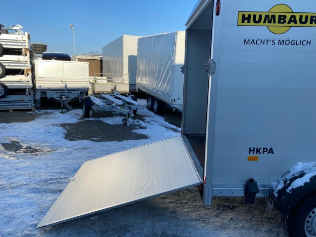 Novi Prikolica sa zatvorenim sandukom Humbaur Poly-Alu Koffer HKPA 263217, 2,6 to., 3280 x 1770 x 1800 mm: slika Novi Prikolica sa zatvorenim sandukom Humbaur Poly-Alu Koffer HKPA 263217, 2,6 to., 3280 x 1770 x 1800 mm