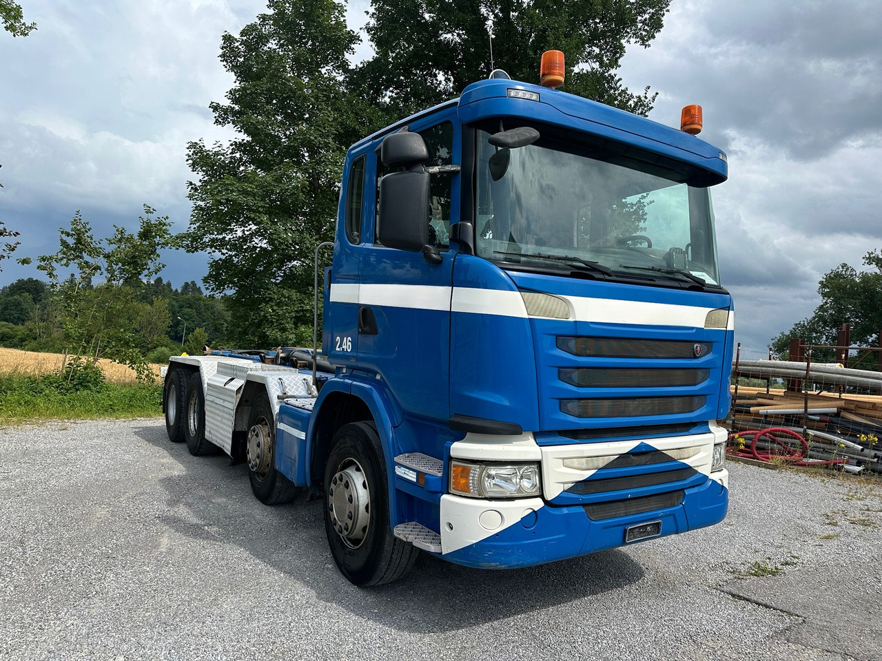 SCANIA G450 8x4 Abrollkipper - Kamion s kukastom dizalicom: slika SCANIA G450 8x4 Abrollkipper - Kamion s kukastom dizalicom SCANIA G450 8x4 Abrollkipper - Kamion s kukastom dizalicom: slika SCANIA G450 8x4 Abrollkipper - Kamion s kukastom dizalicom