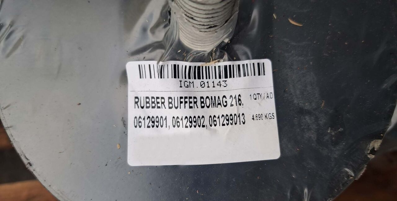 Rubber buffer for BOMAG compactors - Rezervni dijelovi za Kompaktor: slika Rubber buffer for BOMAG compactors - Rezervni dijelovi za Kompaktor Rubber buffer for BOMAG compactors - Rezervni dijelovi za Kompaktor: slika Rubber buffer for BOMAG compactors - Rezervni dijelovi za Kompaktor