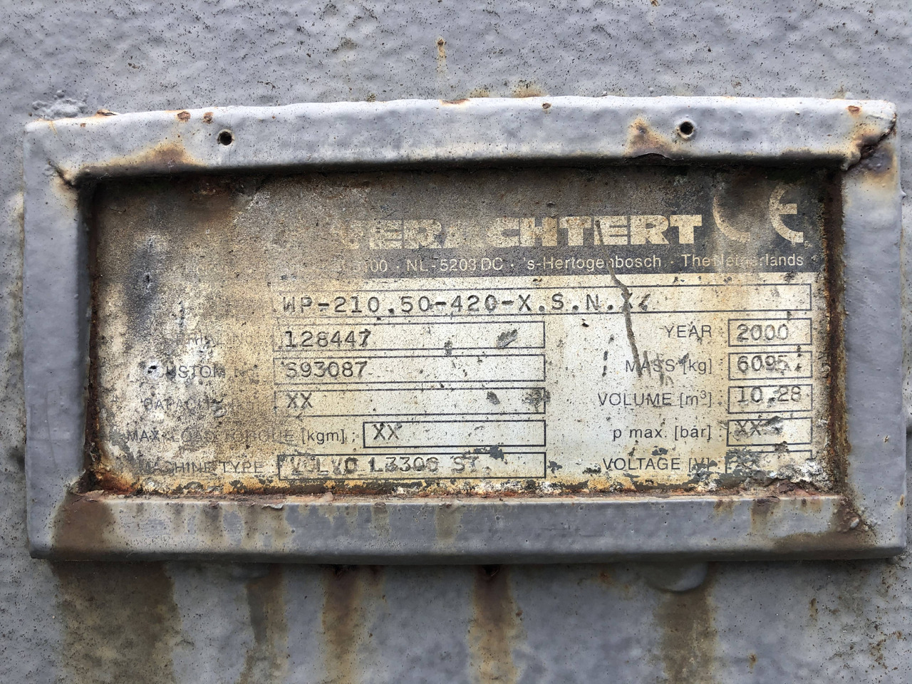 Verachtert loader bucket 4200 mm Volvo - Utovarna korpa: slika Verachtert loader bucket 4200 mm Volvo - Utovarna korpa Verachtert loader bucket 4200 mm Volvo - Utovarna korpa: slika Verachtert loader bucket 4200 mm Volvo - Utovarna korpa