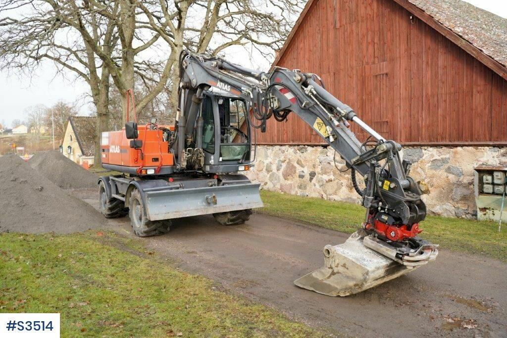 Atlas 140W Excavator - Bager na kotačima: slika Atlas 140W Excavator - Bager na kotačima Atlas 140W Excavator - Bager na kotačima: slika Atlas 140W Excavator - Bager na kotačima
