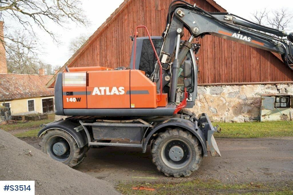 Atlas 140W Excavator - Bager na kotačima: slika Atlas 140W Excavator - Bager na kotačima Atlas 140W Excavator - Bager na kotačima: slika Atlas 140W Excavator - Bager na kotačima