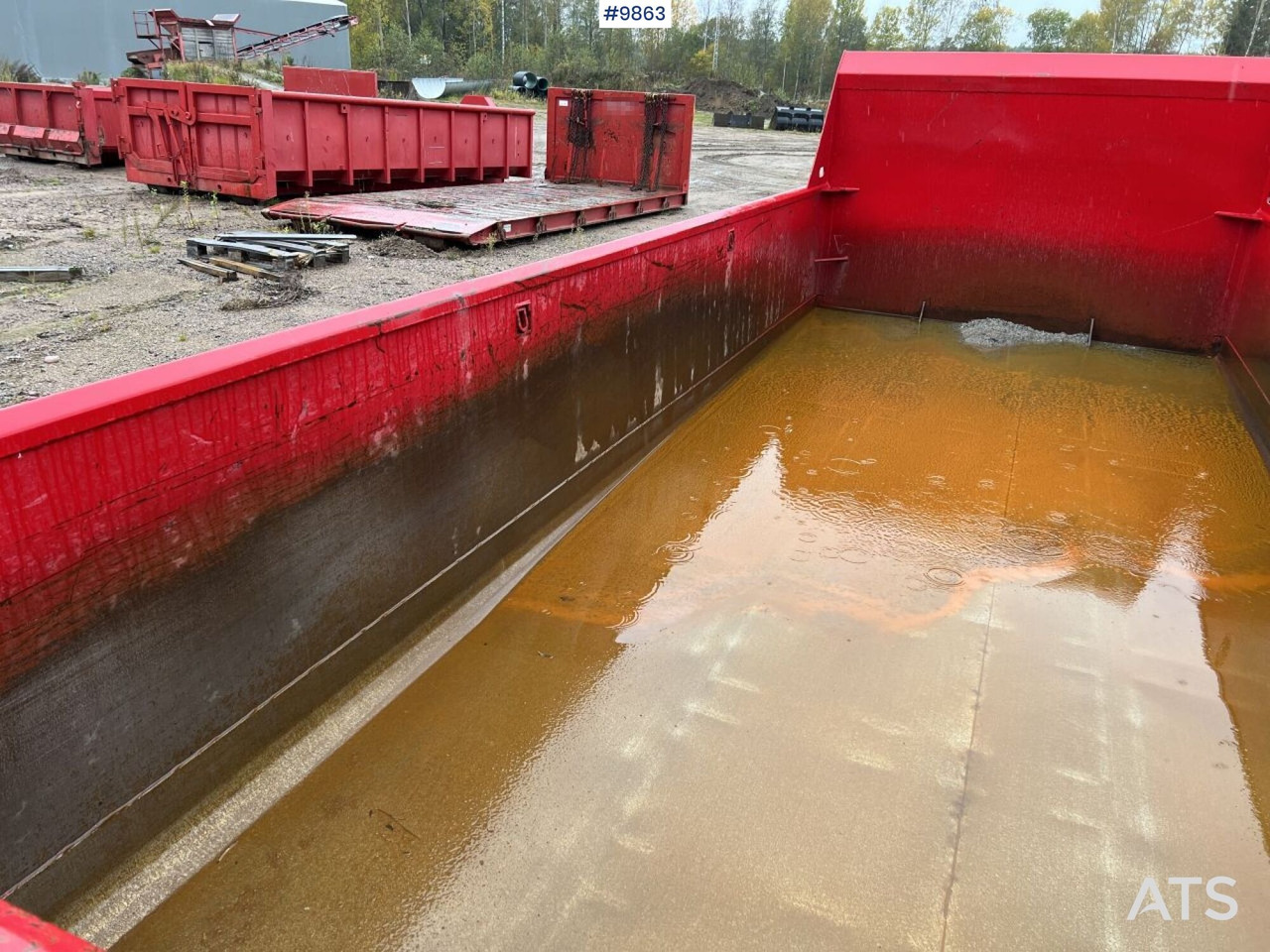 Rolo kontejner B.K:s Lastväxlarflak - Sparsamt använd: slika Rolo kontejner B.K:s Lastväxlarflak - Sparsamt använd