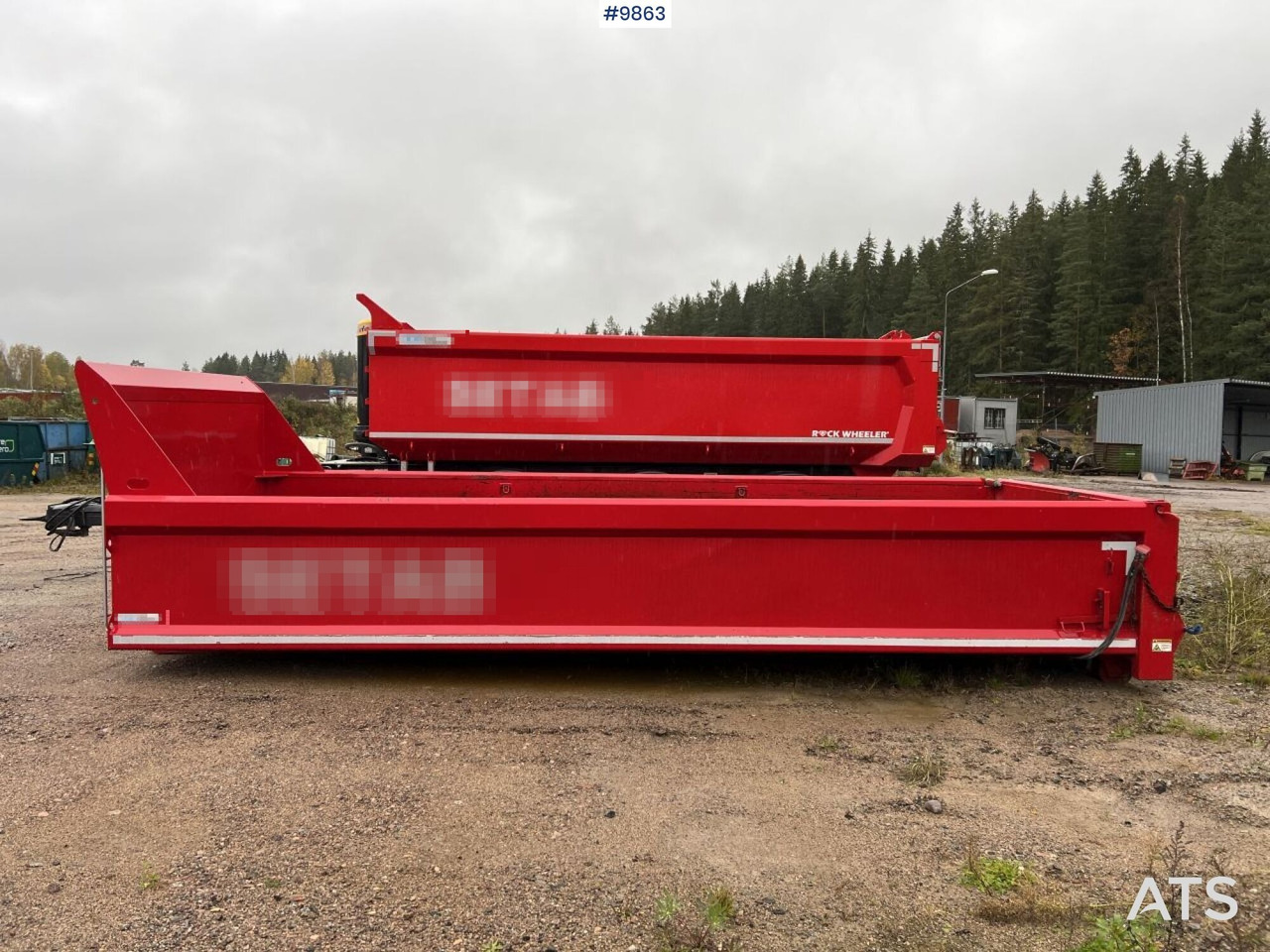 Rolo kontejner B.K:s Lastväxlarflak - Sparsamt använd: slika Rolo kontejner B.K:s Lastväxlarflak - Sparsamt använd