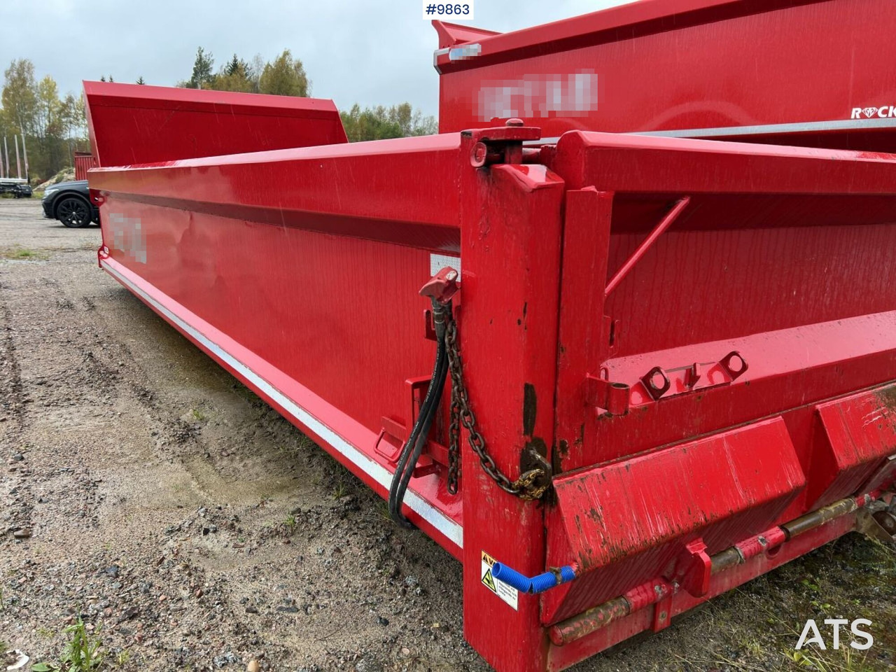 Rolo kontejner B.K:s Lastväxlarflak - Sparsamt använd: slika Rolo kontejner B.K:s Lastväxlarflak - Sparsamt använd