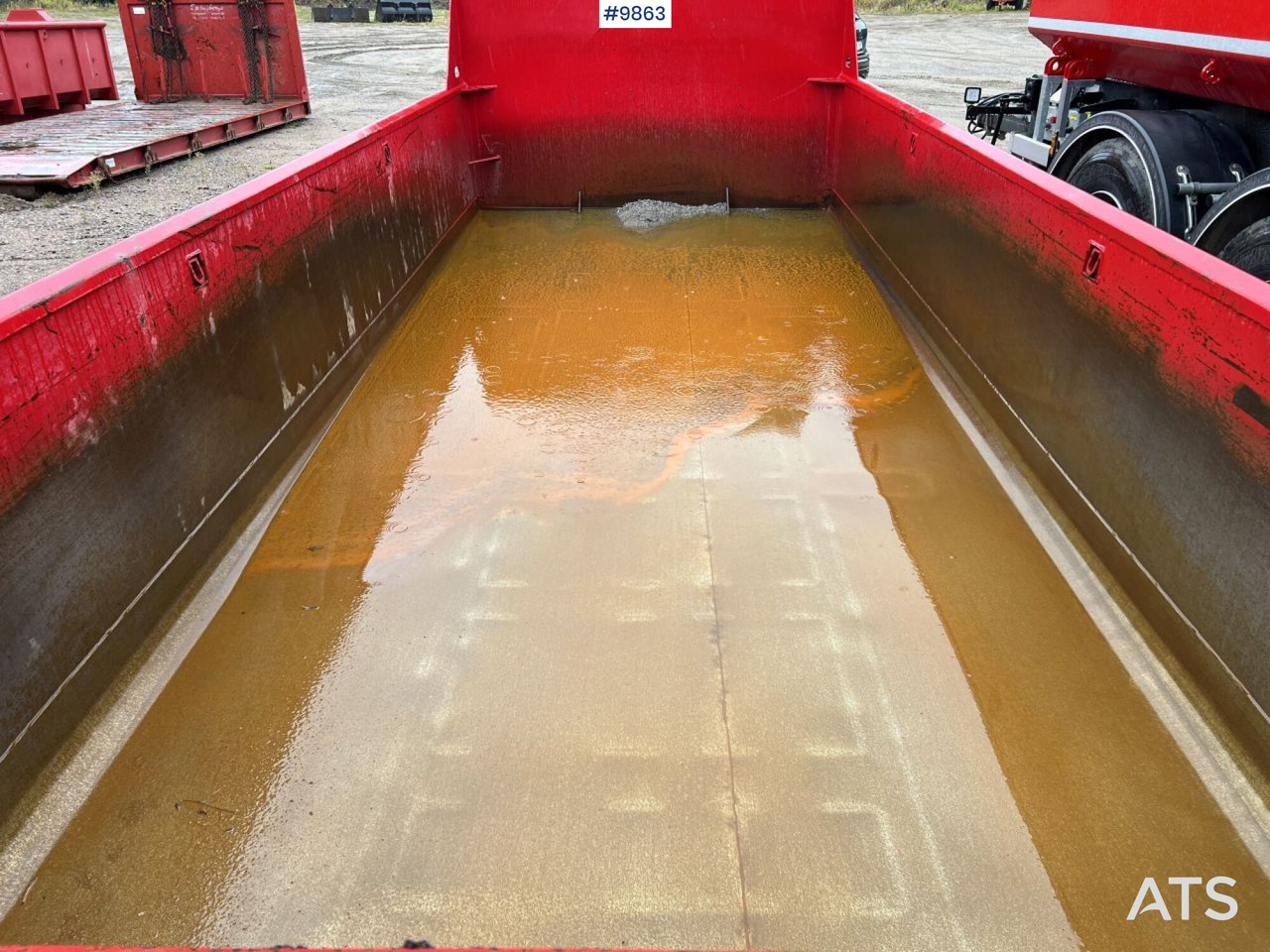 Rolo kontejner B.K:s Lastväxlarflak - Sparsamt använd: slika Rolo kontejner B.K:s Lastväxlarflak - Sparsamt använd