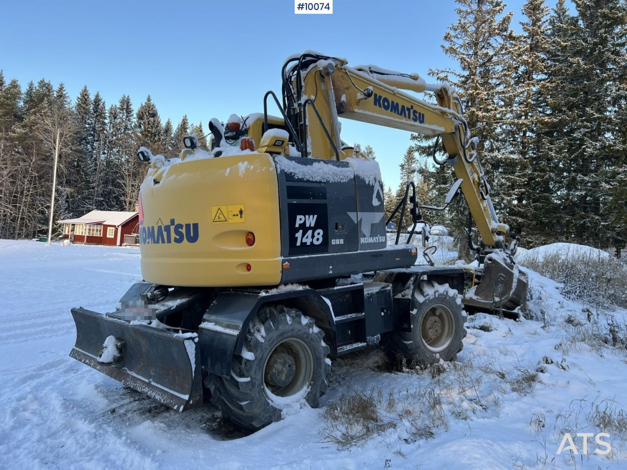Komatsu PW148 Wheeled excavator with rotor and buckets - Bager na kotačima: slika Komatsu PW148 Wheeled excavator with rotor and buckets - Bager na kotačima Komatsu PW148 Wheeled excavator with rotor and buckets - Bager na kotačima: slika Komatsu PW148 Wheeled excavator with rotor and buckets - Bager na kotačima