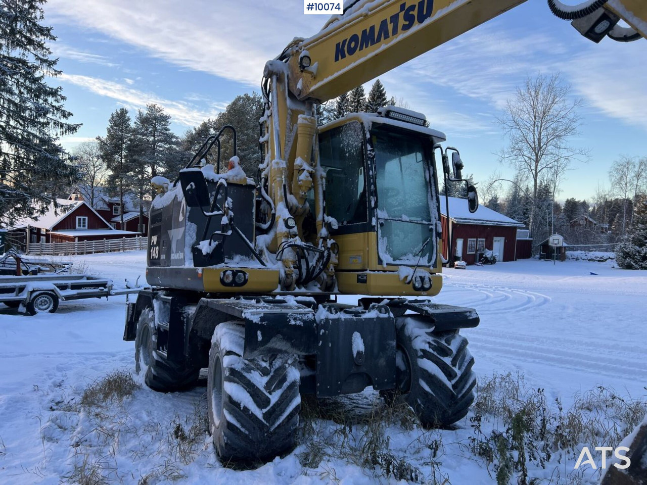 Komatsu PW148 Wheeled excavator with rotor and buckets - Bager na kotačima: slika Komatsu PW148 Wheeled excavator with rotor and buckets - Bager na kotačima Komatsu PW148 Wheeled excavator with rotor and buckets - Bager na kotačima: slika Komatsu PW148 Wheeled excavator with rotor and buckets - Bager na kotačima
