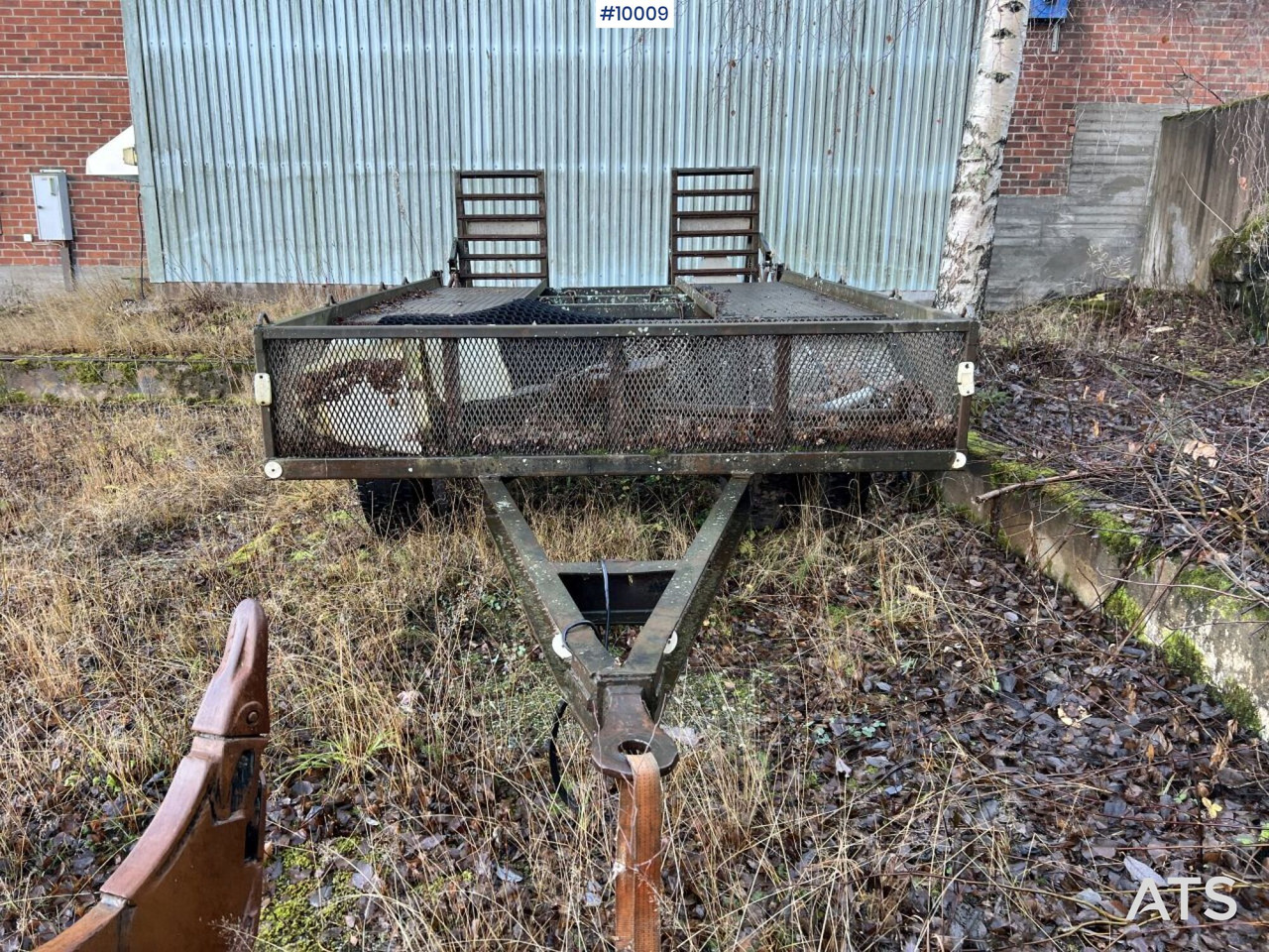 Prikolica s niskim utovarivačem Machine trolley with ramps: slika Prikolica s niskim utovarivačem Machine trolley with ramps