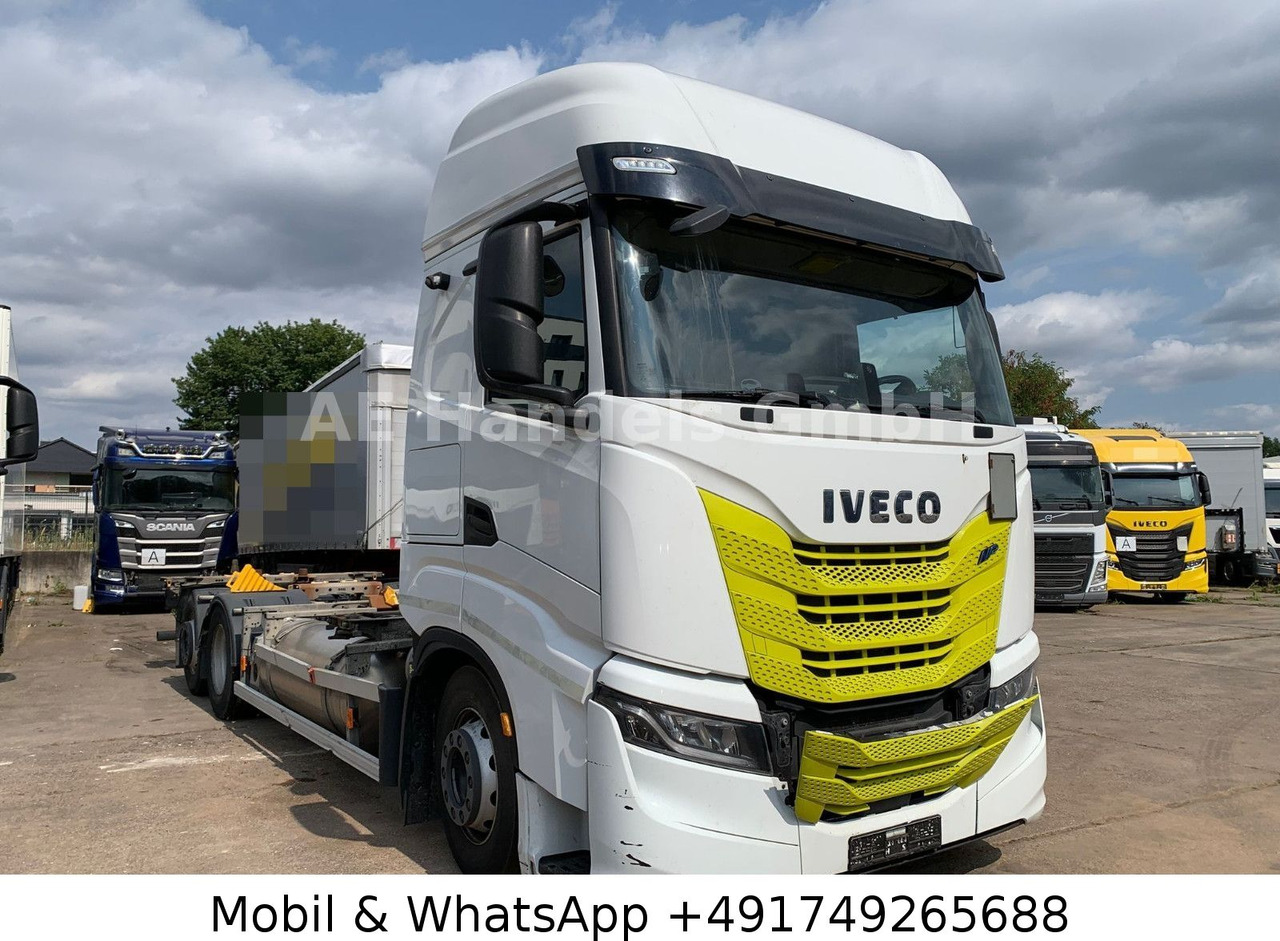 Iveco S-Way 460 LNG BDF 6x2 *Retarder/Lenk+Lift/AHK - Transporter kontejnera/ Kamion s izmjenjivim sanducima: slika Iveco S-Way 460 LNG BDF 6x2 *Retarder/Lenk+Lift/AHK - Transporter kontejnera/ Kamion s izmjenjivim sanducima Iveco S-Way 460 LNG BDF 6x2 *Retarder/Lenk+Lift/AHK - Transporter kontejnera/ Kamion s izmjenjivim sanducima: slika Iveco S-Way 460 LNG BDF 6x2 *Retarder/Lenk+Lift/AHK - Transporter kontejnera/ Kamion s izmjenjivim sanducima