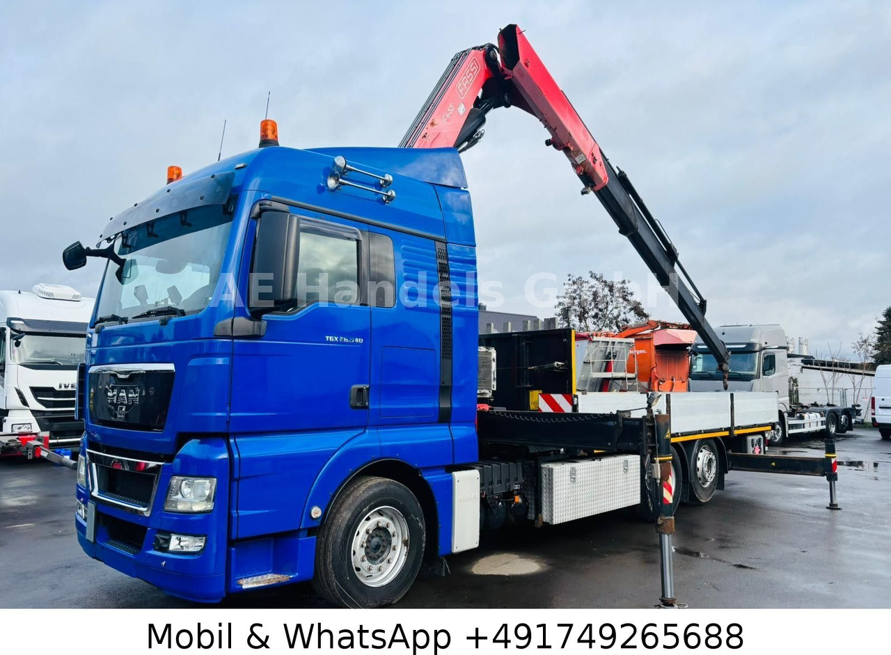 MAN TGX 26.540 XLX BL 6x2 FASSI F455 *Funk/Lenk+Lift - Kamion s otvorenim sandukom, Kamion s kranom: slika MAN TGX 26.540 XLX BL 6x2 FASSI F455 *Funk/Lenk+Lift - Kamion s otvorenim sandukom, Kamion s kranom MAN TGX 26.540 XLX BL 6x2 FASSI F455 *Funk/Lenk+Lift - Kamion s otvorenim sandukom, Kamion s kranom: slika MAN TGX 26.540 XLX BL 6x2 FASSI F455 *Funk/Lenk+Lift - Kamion s otvorenim sandukom, Kamion s kranom