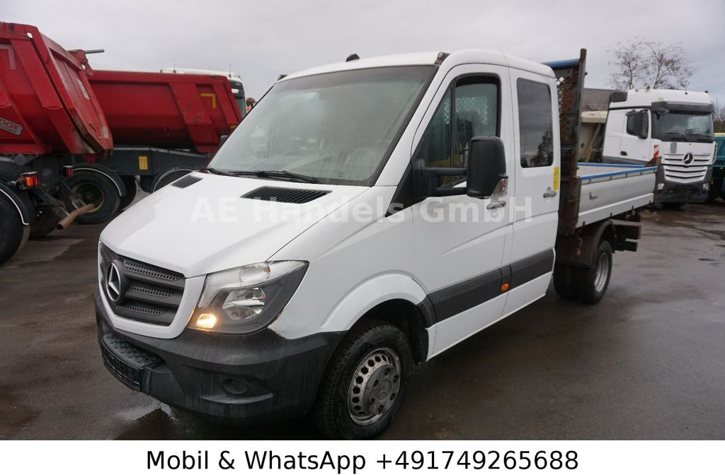 Dostavno vozilo s ravnom platformom, Dostavno vozilo s dvostrukom kabinom Mercedes-Benz Sprinter III 416 Doka *Manual/Klima/AHK/5To.: slika Dostavno vozilo s ravnom platformom, Dostavno vozilo s dvostrukom kabinom Mercedes-Benz Sprinter III 416 Doka *Manual/Klima/AHK/5To.